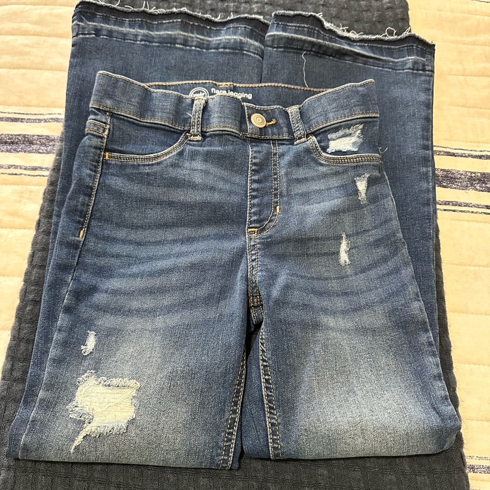 Wonder Nation Kids Blue Distressed Jeans